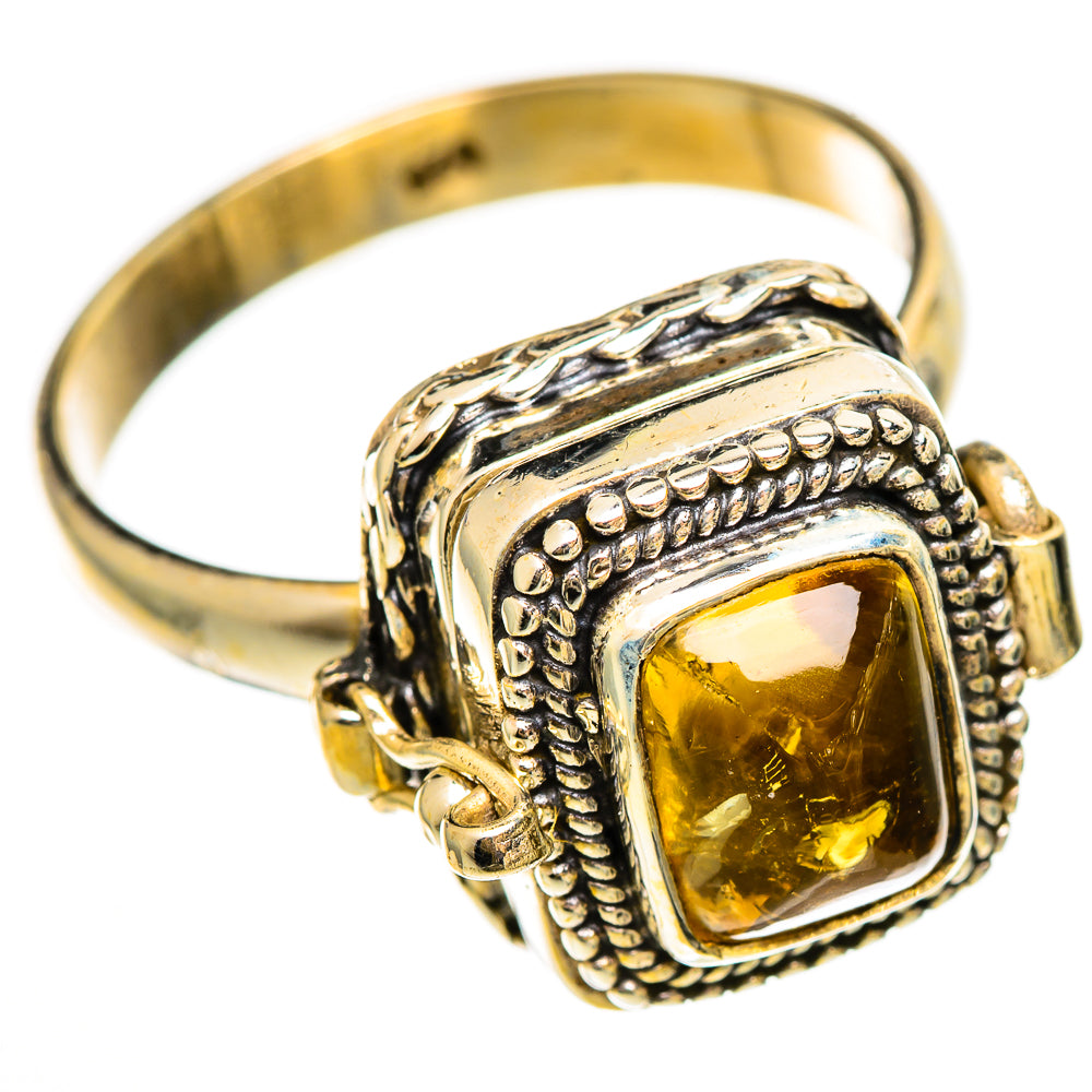 Citrine Rings handcrafted by Ana Silver Co - RING110488 - Photo 2