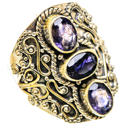 Violet Spinel Rings handcrafted by Ana Silver Co - RING110491 - Photo 2