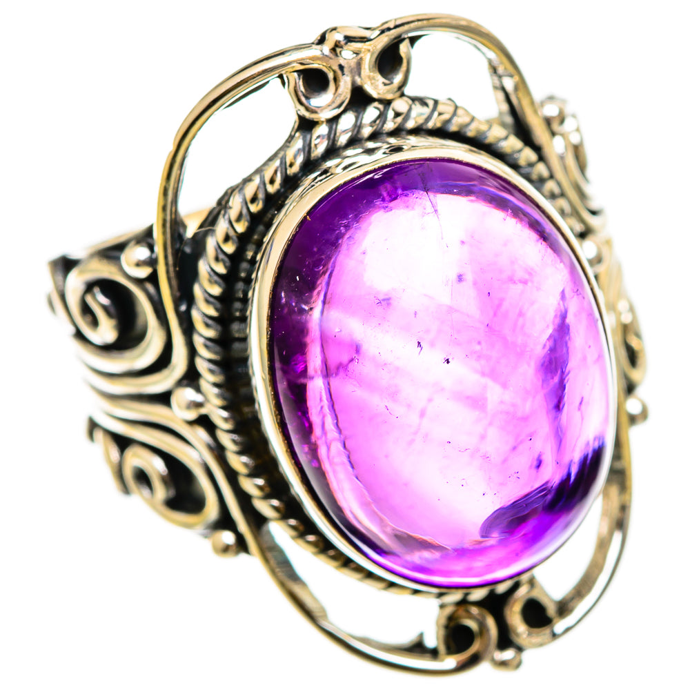 Amethyst Rings handcrafted by Ana Silver Co - RING110493 - Photo 2