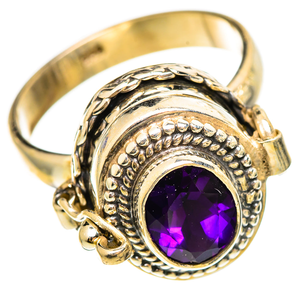 Purple Spinel Rings handcrafted by Ana Silver Co - RING110494 - Photo 2