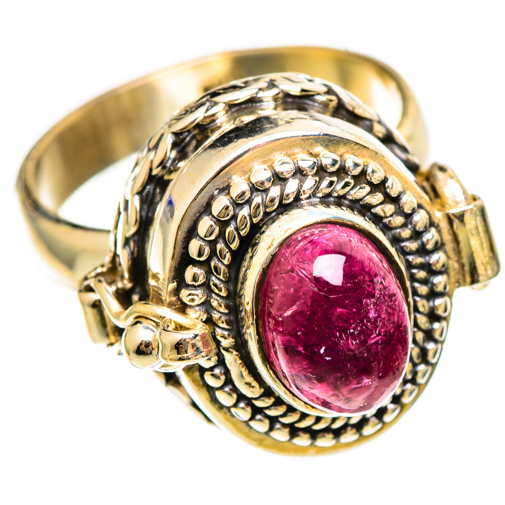 Pink Tourmaline Rings handcrafted by Ana Silver Co - RING110515 - Photo 2