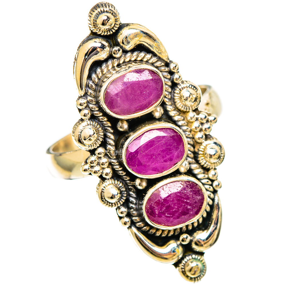 Ruby Rings handcrafted by Ana Silver Co - RING110516 - Photo 2