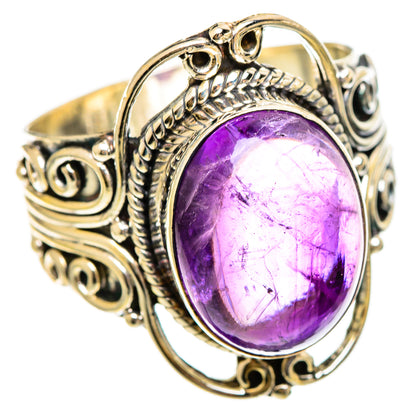 Amethyst Rings handcrafted by Ana Silver Co - RING110518 - Photo 2