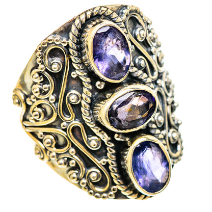 Violet Spinel Rings handcrafted by Ana Silver Co - RING110520 - Photo 2