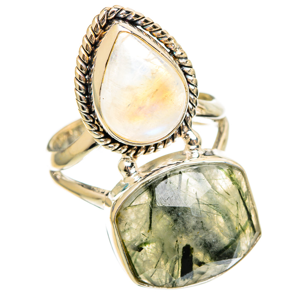 Tourmalinated Quartz Rings handcrafted by Ana Silver Co - RING110523 - Photo 2