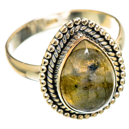 Labradorite Rings handcrafted by Ana Silver Co - RING110532 - Photo 2