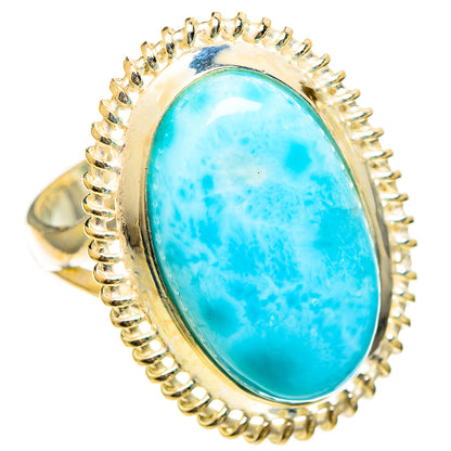 Larimar Rings handcrafted by Ana Silver Co - RING110534 - Photo 2