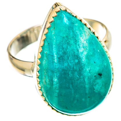 Amazonite Rings handcrafted by Ana Silver Co - RING110540 - Photo 2