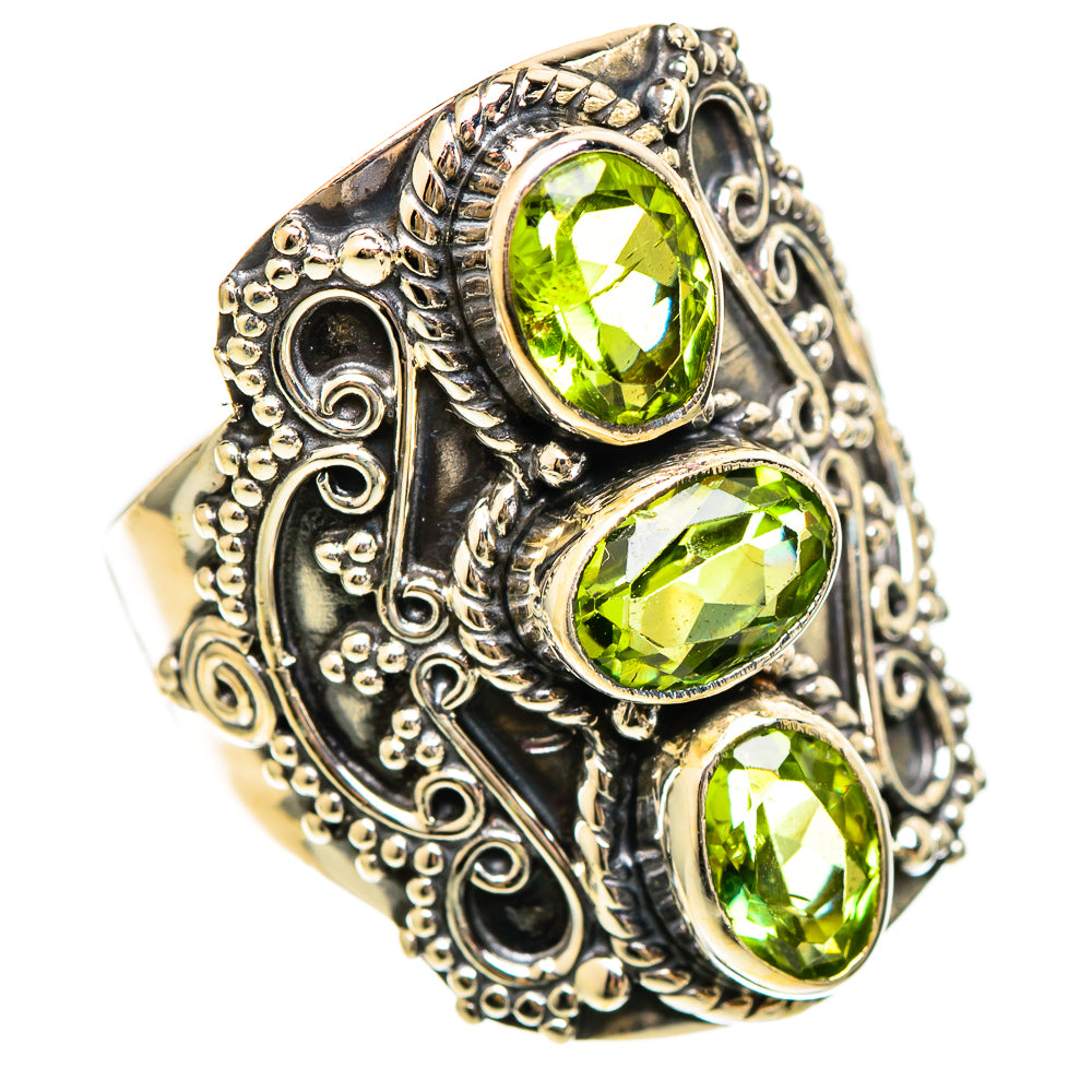 Peridot Rings handcrafted by Ana Silver Co - RING110541 - Photo 2