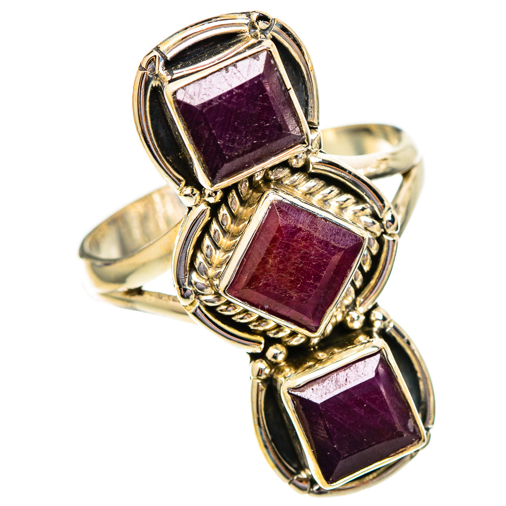 Ruby Rings handcrafted by Ana Silver Co - RING110542 - Photo 2