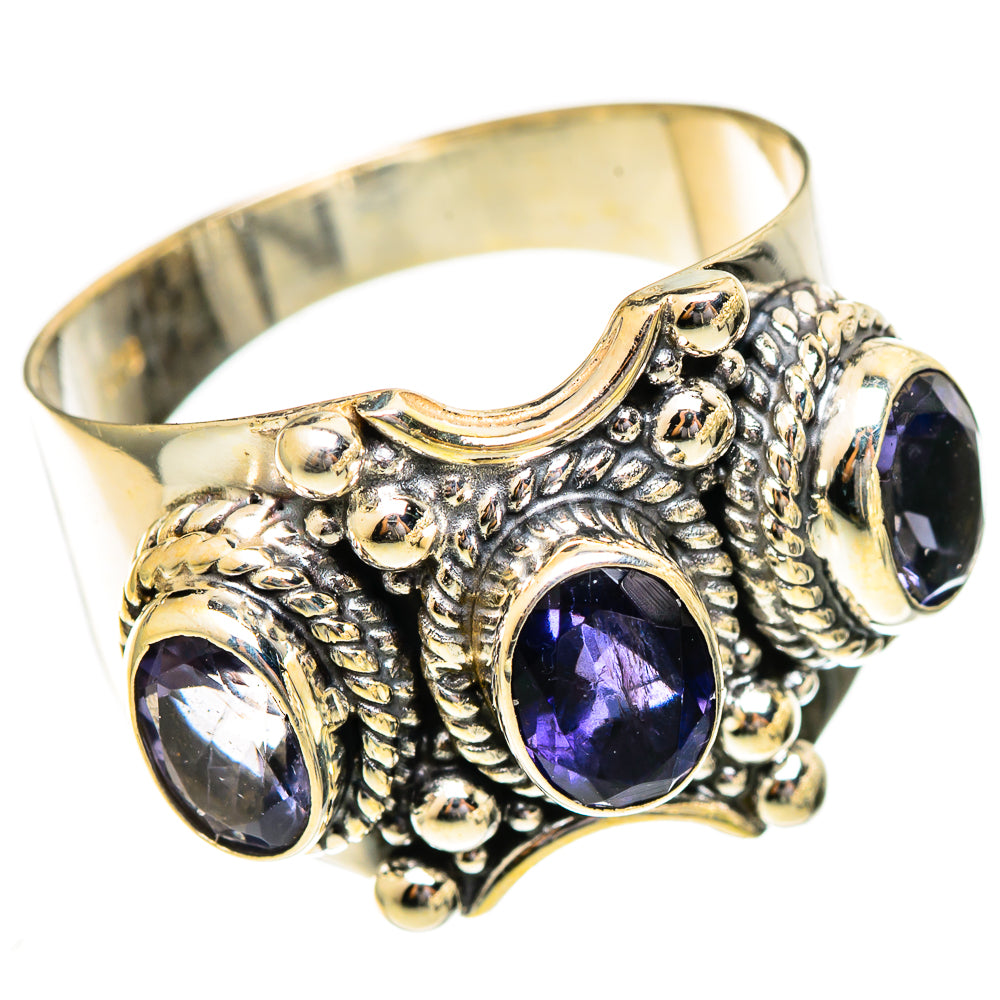 Violet Spinel Rings handcrafted by Ana Silver Co - RING110544 - Photo 2