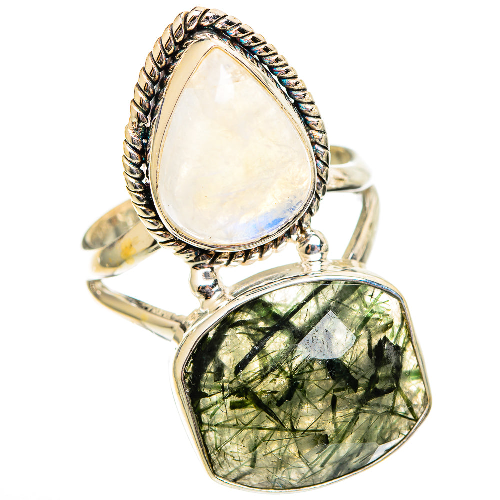 Tourmalinated Quartz Rings handcrafted by Ana Silver Co - RING110548 - Photo 2