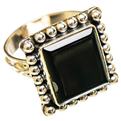 Black Onyx Rings handcrafted by Ana Silver Co - RING110549 - Photo 2