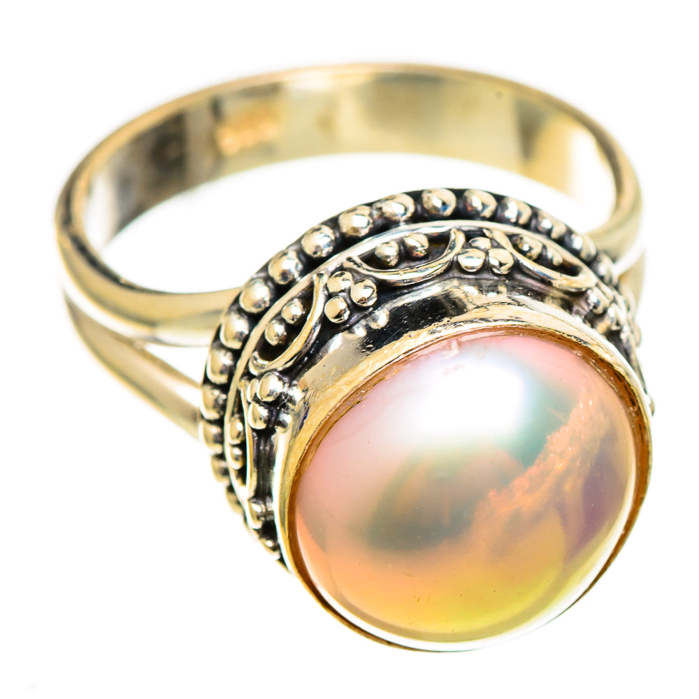 Cultured Pearl Rings handcrafted by Ana Silver Co - RING110550 - Photo 2