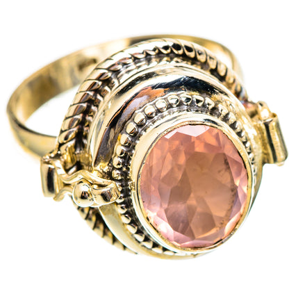 Rose Quartz Rings handcrafted by Ana Silver Co - RING110570 - Photo 2