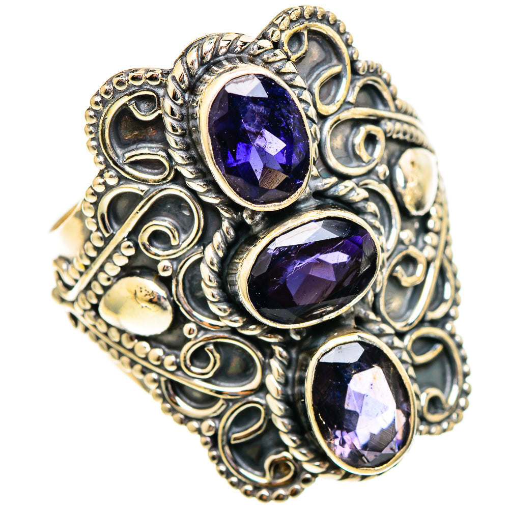 Violet Spinel Rings handcrafted by Ana Silver Co - RING110571 - Photo 2