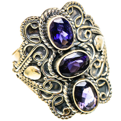 Violet Spinel Rings handcrafted by Ana Silver Co - RING110571 - Photo 2