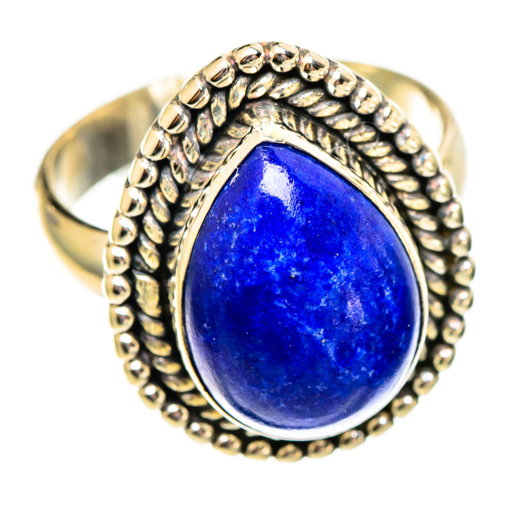 Lapis Lazuli Rings handcrafted by Ana Silver Co - RING110587 - Photo 2