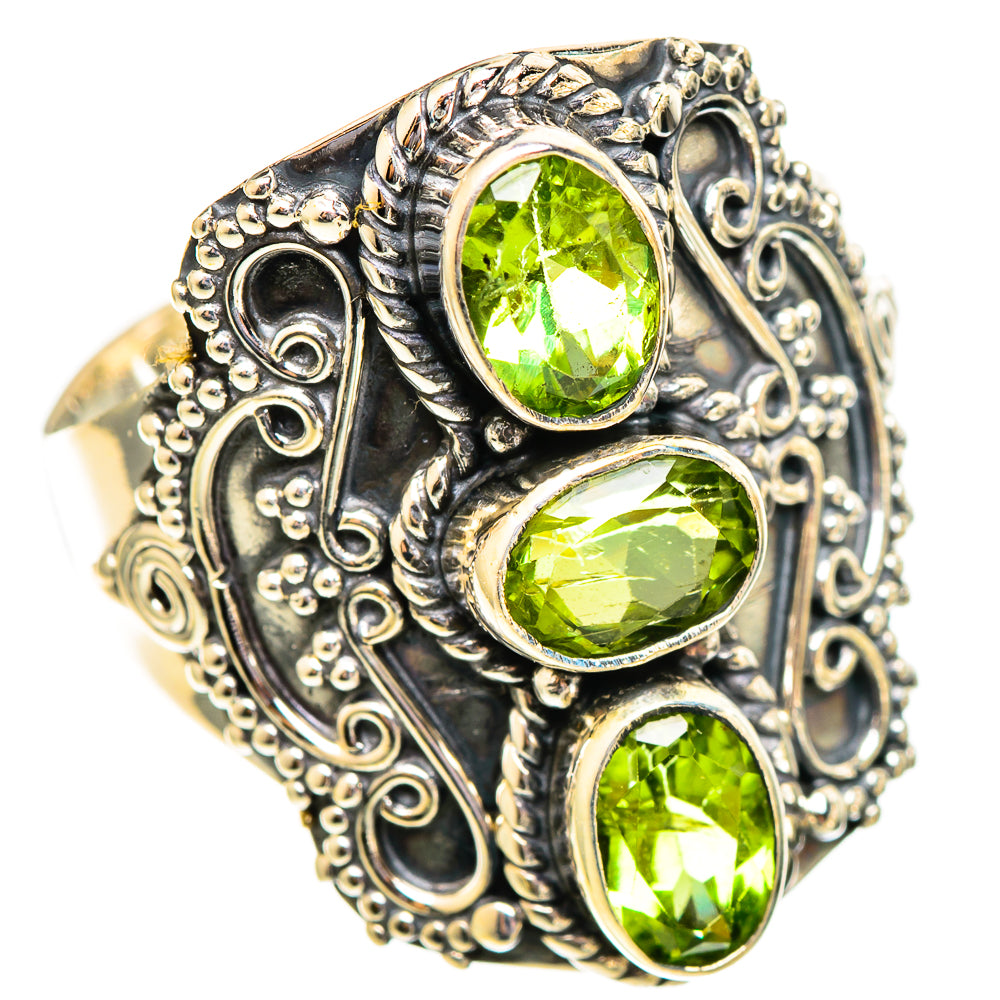 Peridot Rings handcrafted by Ana Silver Co - RING110592 - Photo 2