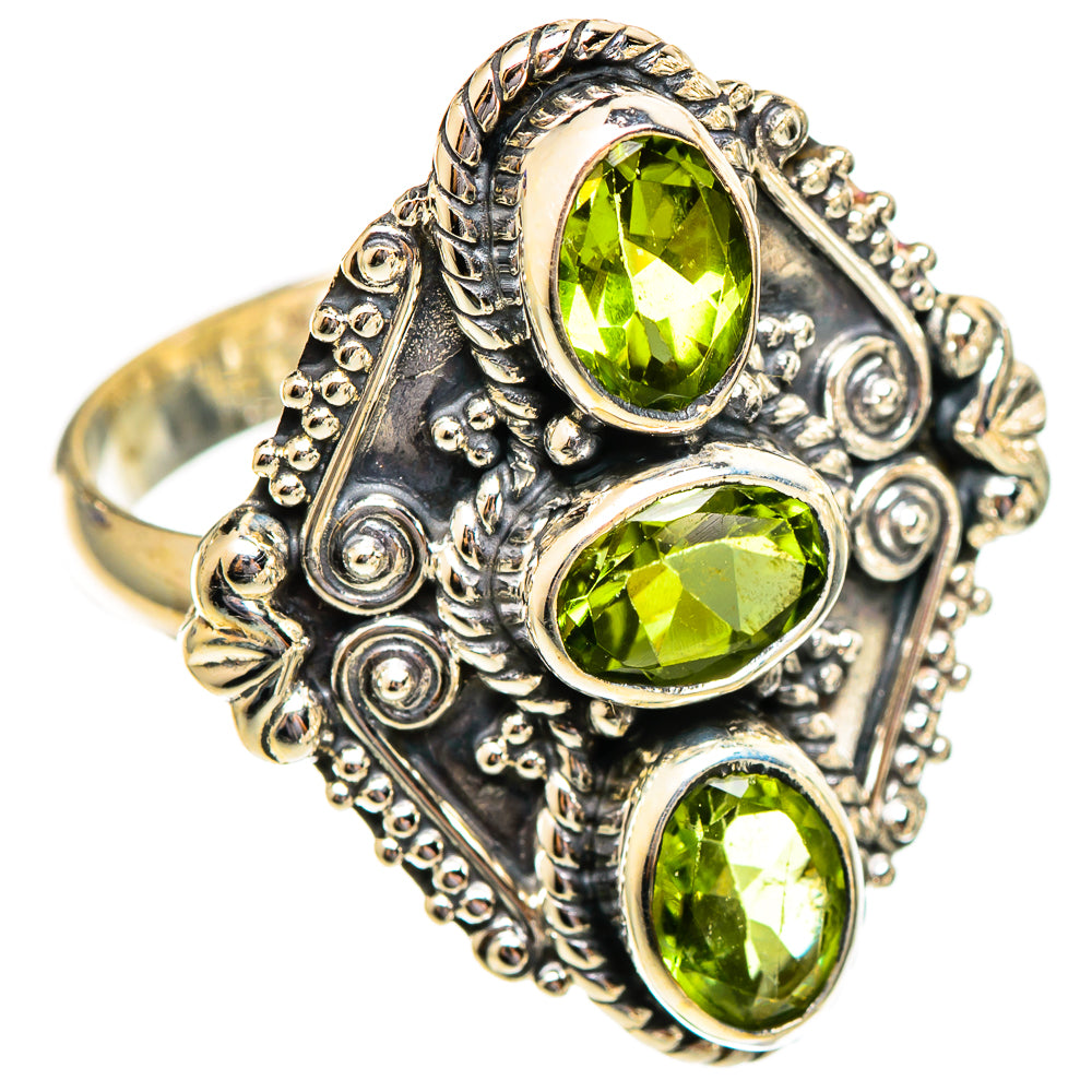 Peridot Rings handcrafted by Ana Silver Co - RING110595 - Photo 2
