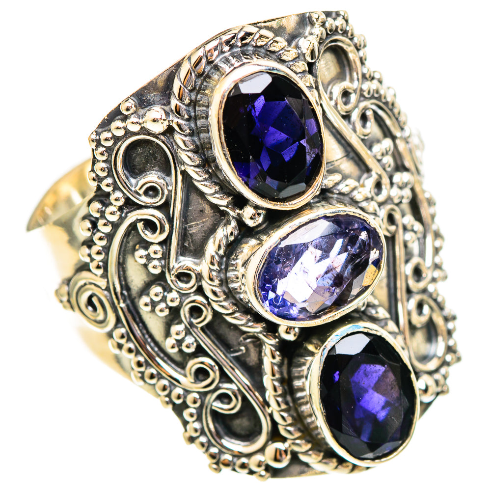 Violet Spinel Rings handcrafted by Ana Silver Co - RING110599 - Photo 2
