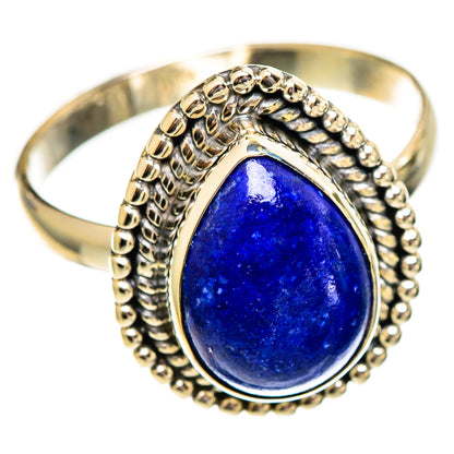 Lapis Lazuli Rings handcrafted by Ana Silver Co - RING110617 - Photo 2