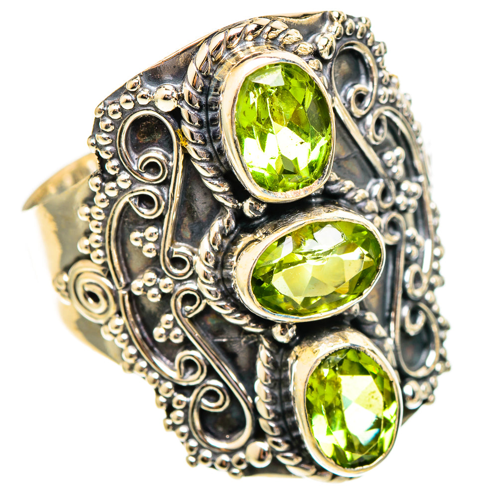 Peridot Rings handcrafted by Ana Silver Co - RING110622 - Photo 2