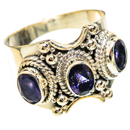 Violet Spinel Rings handcrafted by Ana Silver Co - RING110627 - Photo 2