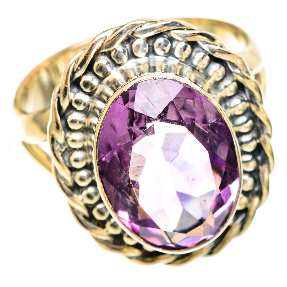 Amethyst Rings handcrafted by Ana Silver Co - RING110628 - Photo 2