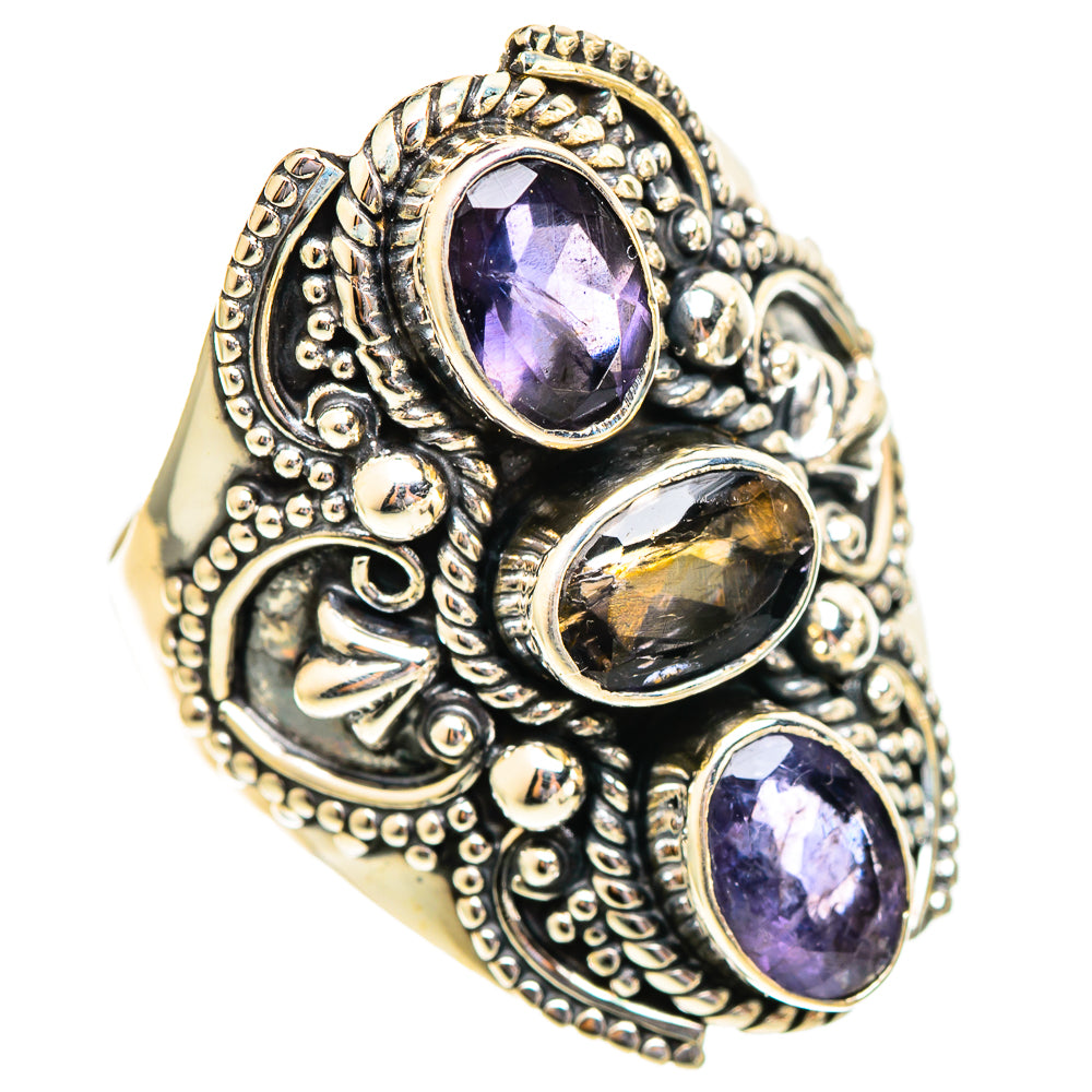 Violet Spinel Rings handcrafted by Ana Silver Co - RING110629 - Photo 2