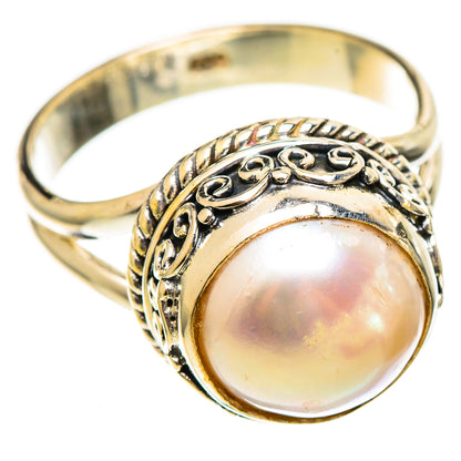 Cultured Pearl Rings handcrafted by Ana Silver Co - RING110636 - Photo 2