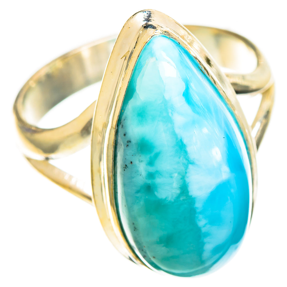 Larimar Rings handcrafted by Ana Silver Co - RING110644 - Photo 2