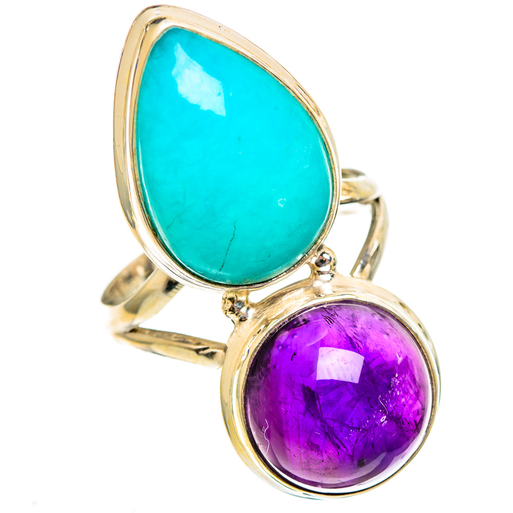 Amazonite Rings handcrafted by Ana Silver Co - RING110649 - Photo 2