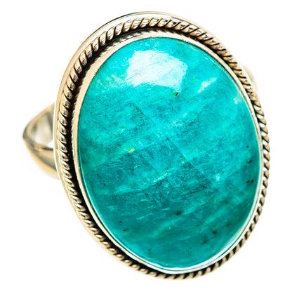 Amazonite Rings handcrafted by Ana Silver Co - RING110662 - Photo 2
