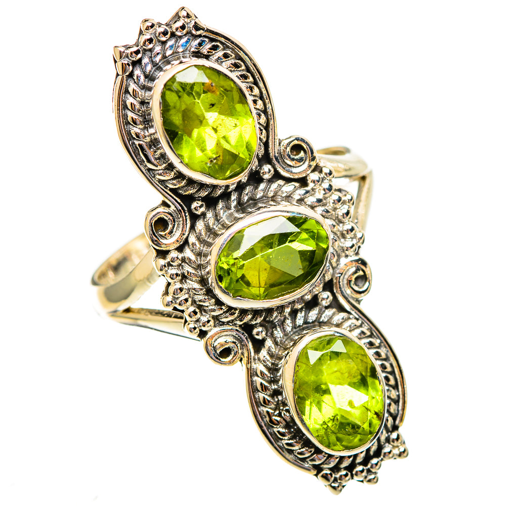 Peridot Rings handcrafted by Ana Silver Co - RING110665 - Photo 2