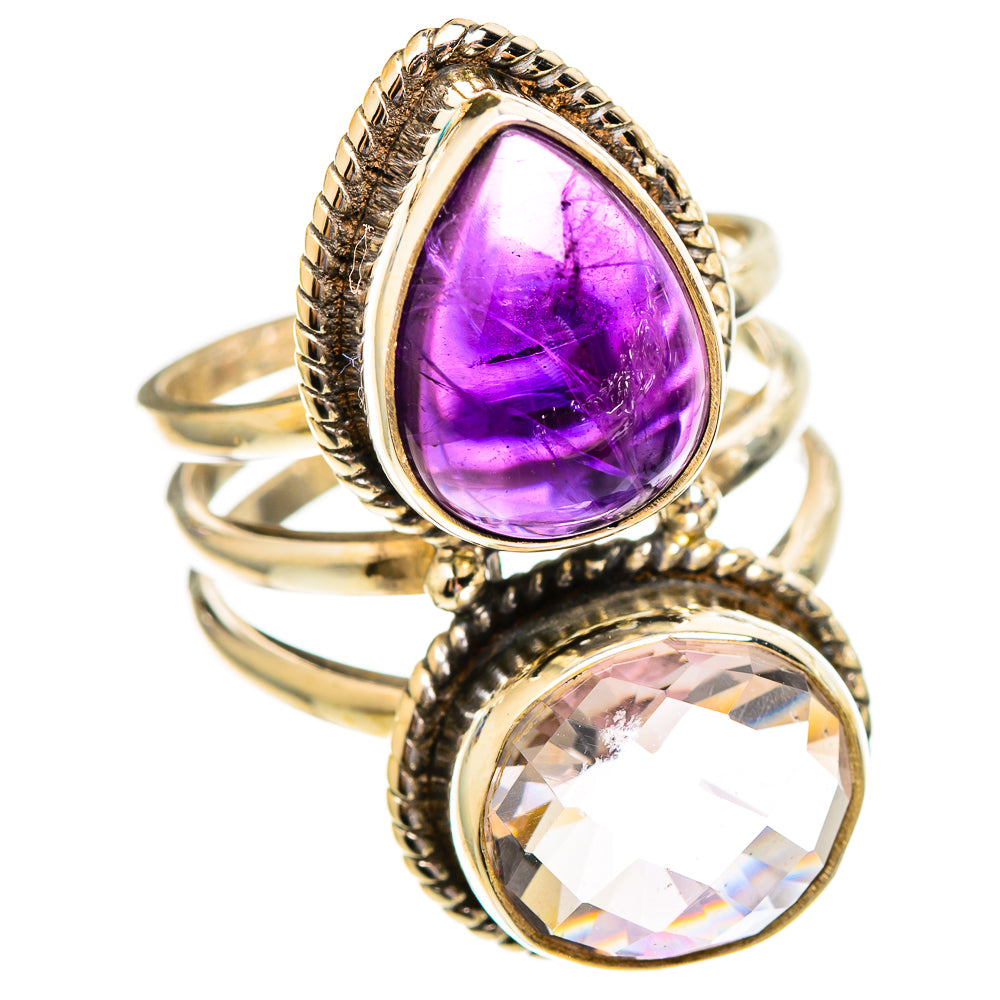 Amethyst Rings handcrafted by Ana Silver Co - RING110680 - Photo 2
