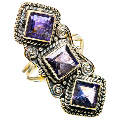 Violet Spinel Rings handcrafted by Ana Silver Co - RING110682 - Photo 2