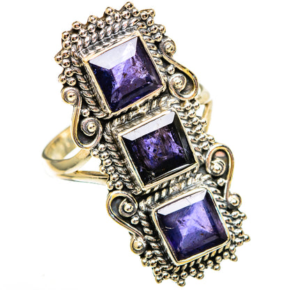 Violet Spinel Rings handcrafted by Ana Silver Co - RING110684 - Photo 2