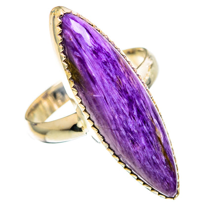 Charoite Rings handcrafted by Ana Silver Co - RING110686 - Photo 2