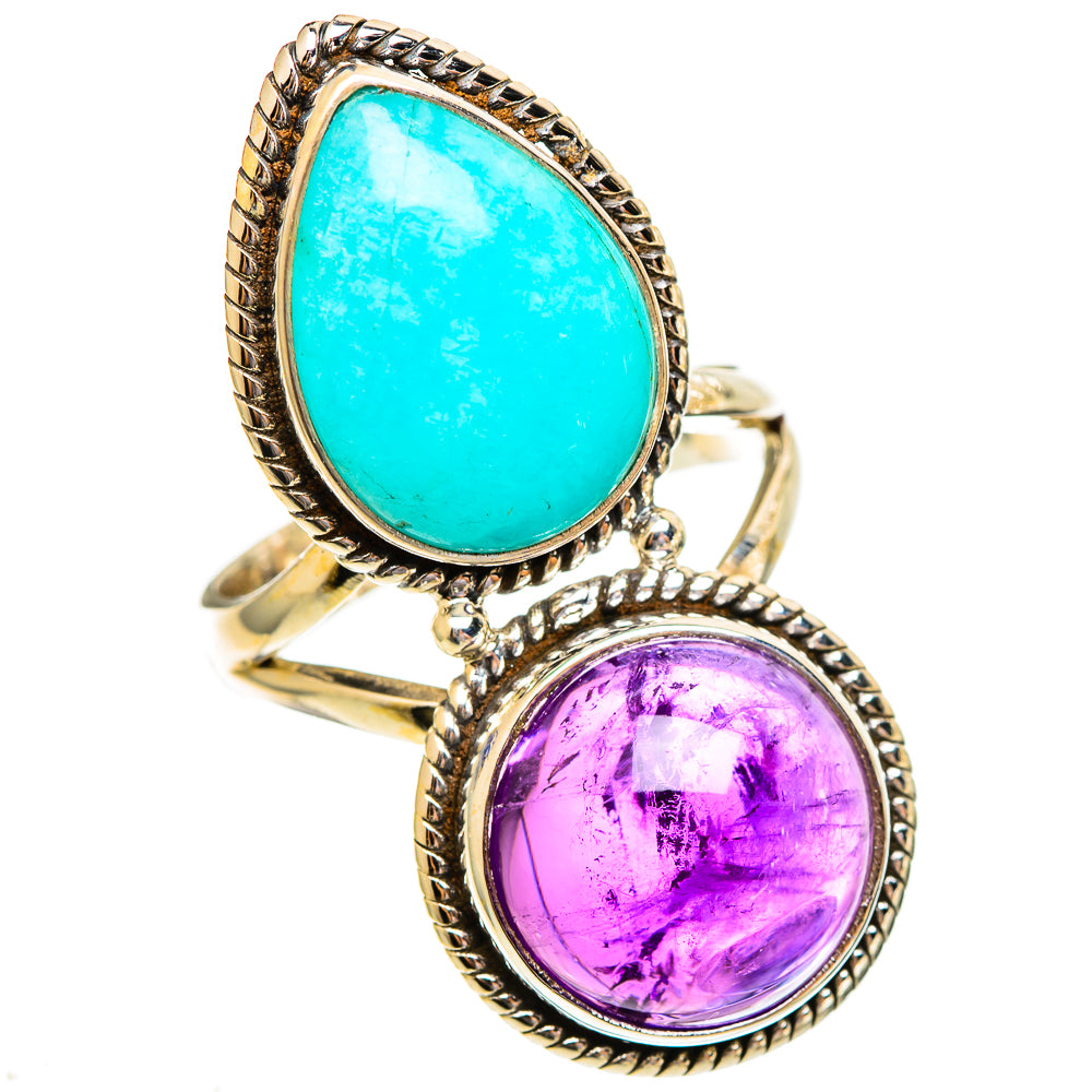 Larimar Rings handcrafted by Ana Silver Co - RING110694 - Photo 2