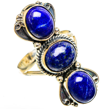Lapis Lazuli Rings handcrafted by Ana Silver Co - RING110698 - Photo 2
