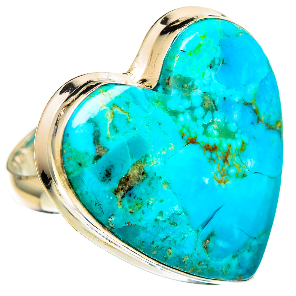 Chrysocolla Rings handcrafted by Ana Silver Co - RING110704 - Photo 2