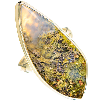 Plume Agate Rings handcrafted by Ana Silver Co - RING110707 - Photo 2