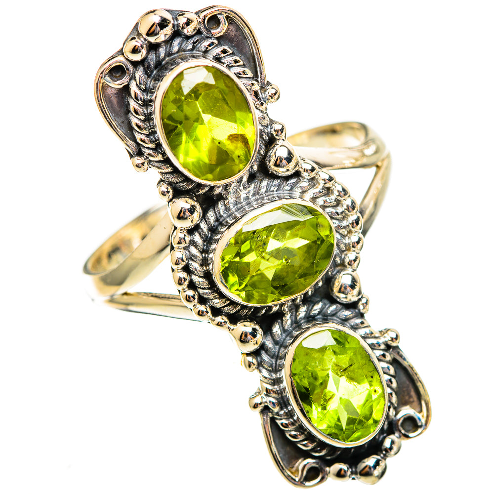 Peridot Rings handcrafted by Ana Silver Co - RING110709 - Photo 2