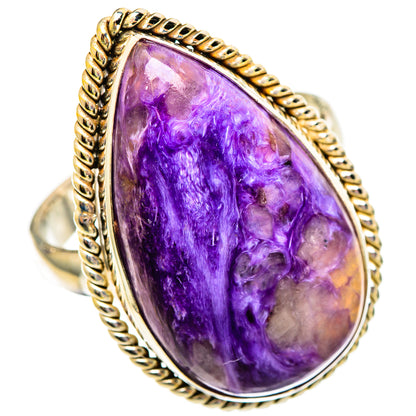 Charoite Rings handcrafted by Ana Silver Co - RING110726 - Photo 2