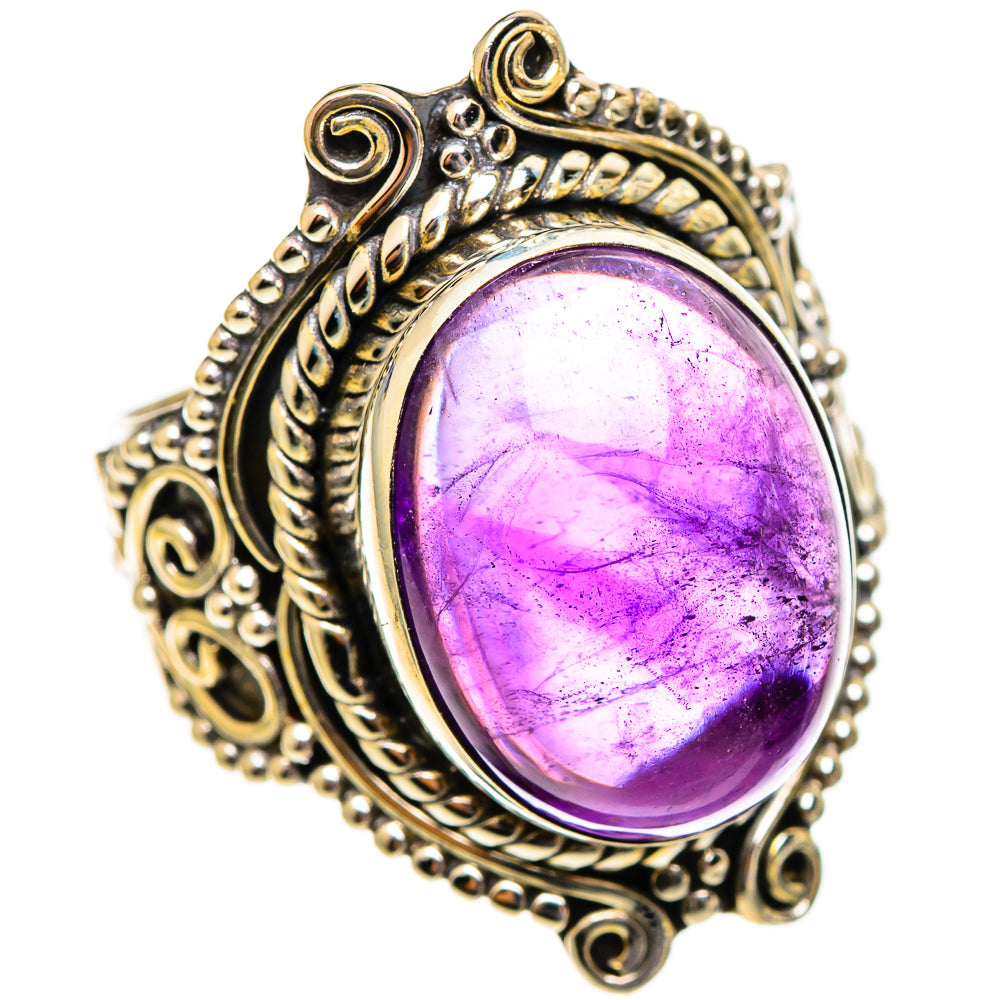 Amethyst Rings handcrafted by Ana Silver Co - RING110728 - Photo 2