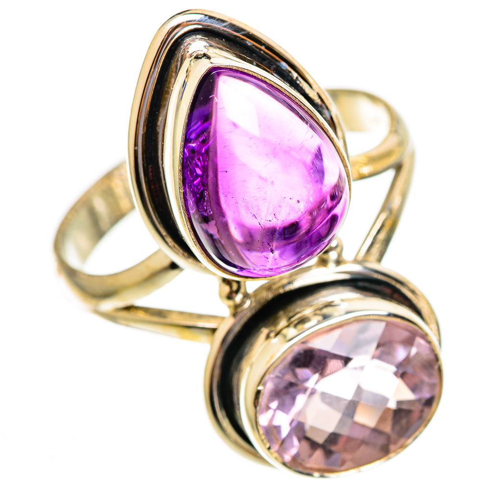 Amethyst Rings handcrafted by Ana Silver Co - RING110729 - Photo 2