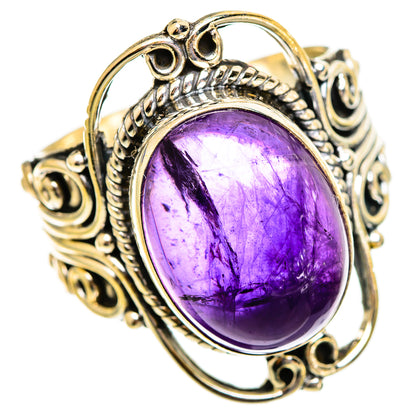 Amethyst Rings handcrafted by Ana Silver Co - RING110730 - Photo 2