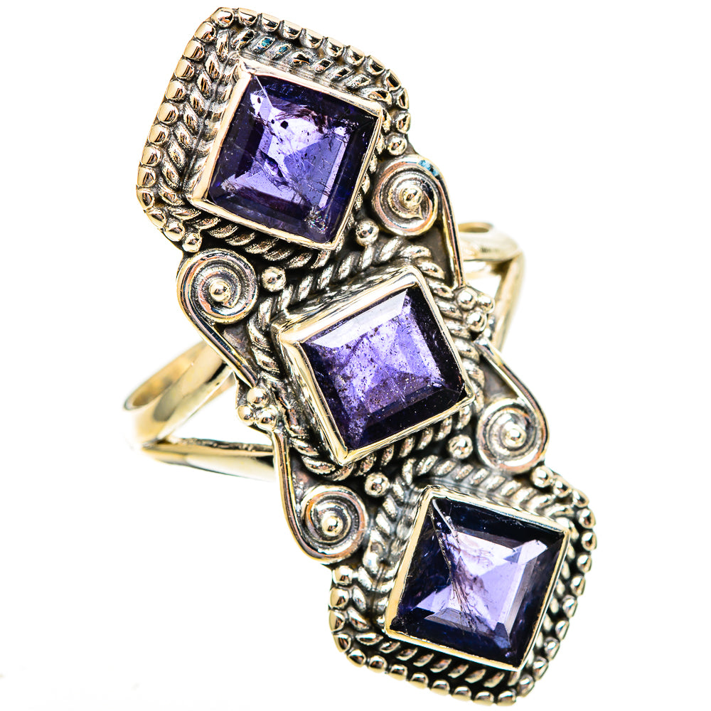 Violet Spinel Rings handcrafted by Ana Silver Co - RING110731 - Photo 2