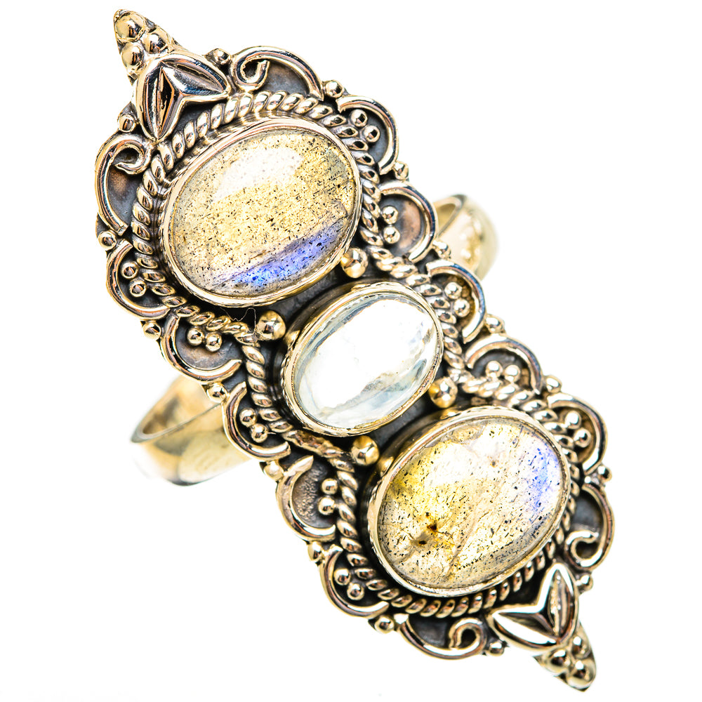 Labradorite Rings handcrafted by Ana Silver Co - RING110743 - Photo 2